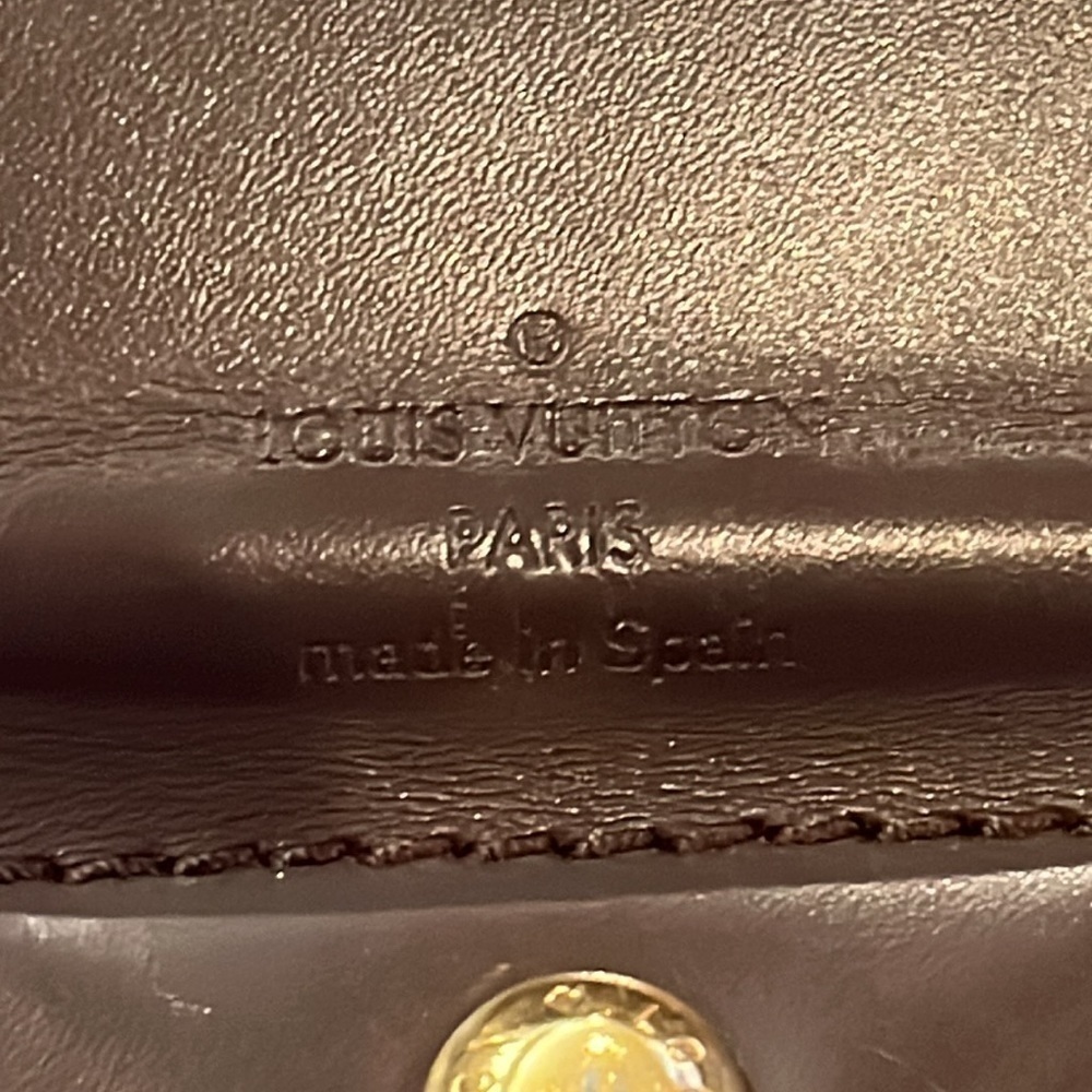 Louis Vuitton Sistina GM Damier Ebene Shoulder Bag Brown LV Canvas Gold Clasp - Picture 10 of 15